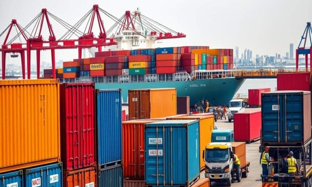 cargo port containers freight transport logistics infrastructure india