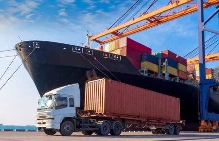 container port india cargo cranes ships logistics infrastructure