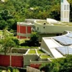 green building eco friendly office solar panels modern architecture india
