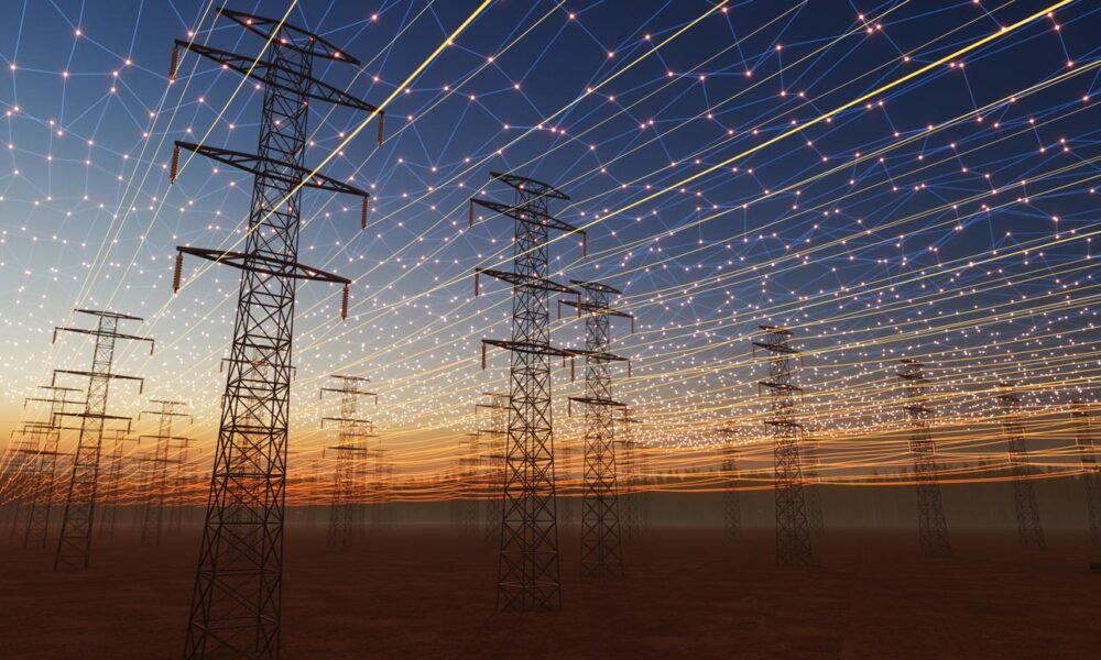 smart grid power lines digital network electricity infrastructure india