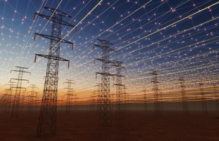smart grid power lines digital network electricity infrastructure india