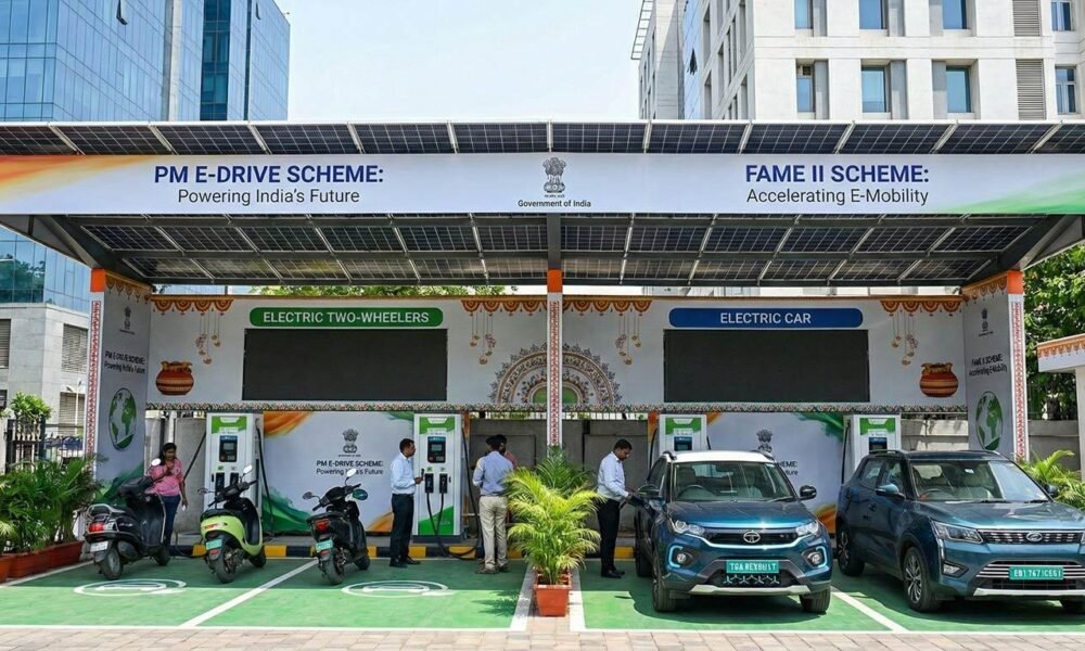 Electric vehicle charging stations and EV mobility growth in India
