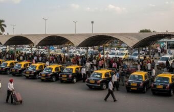 railway station connectivity app based cab pickup India transport system