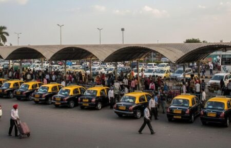 railway station connectivity app based cab pickup India transport system