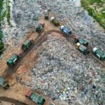 Waste processing and urban sanitation infrastructure facility in India.