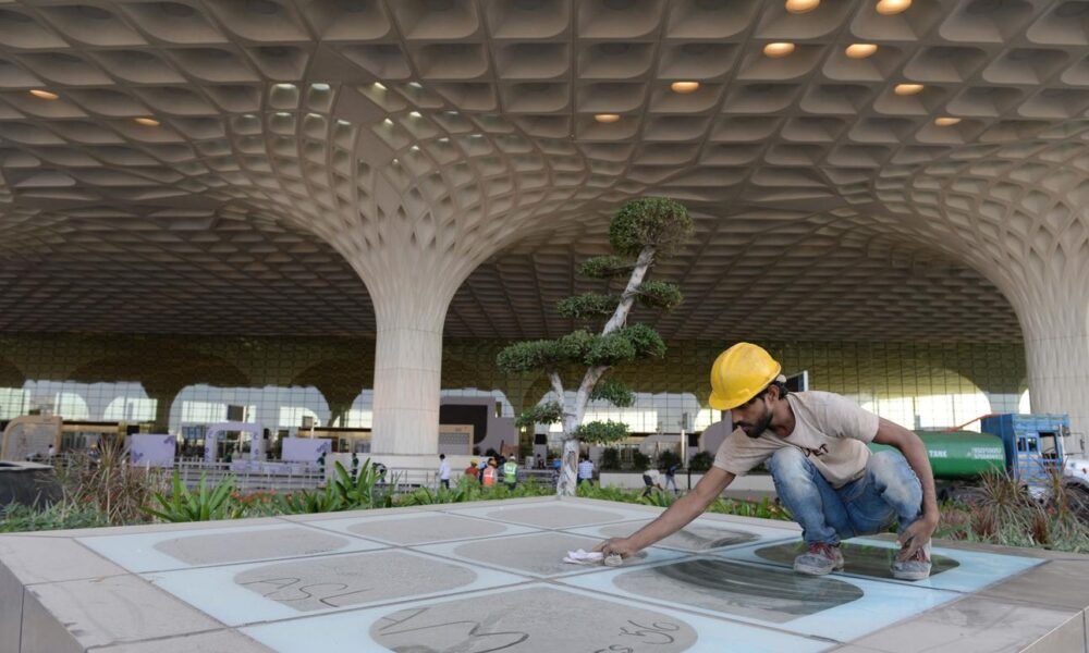 Airport terminal infrastructure and aviation development project in India.