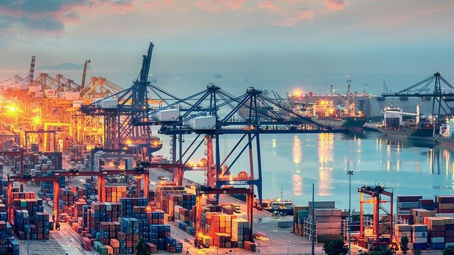Cargo port and maritime infrastructure supporting logistics and freight movement.