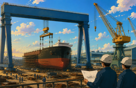 SDHI shipyard expansion with new Goliath crane to boost India's maritime manufacturing