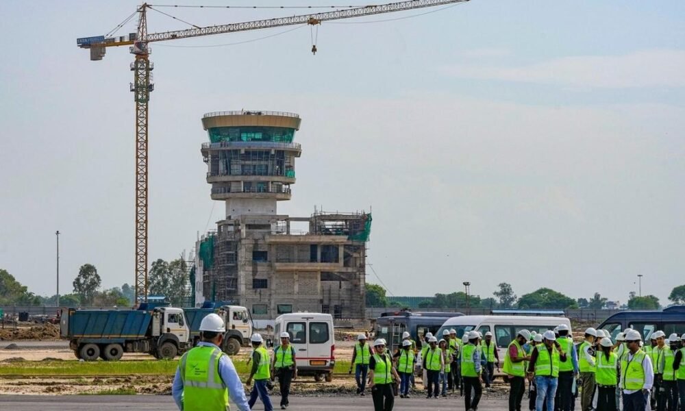 Airport infrastructure development and aviation connectivity projects in Uttar Pradesh.