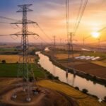 India’s Power Transmission Network Set for Major Expansion as Renewable Energy Capacity Grows High-voltage power transmission lines supporting India's energy infrastructure.
