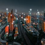 Smart City Infrastructure Investments Continue to Reshape Urban Development in India Modern smart city infrastructure featuring connected urban technologies.