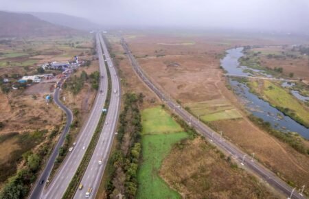 Modern highway infrastructure supporting transportation and connectivity.