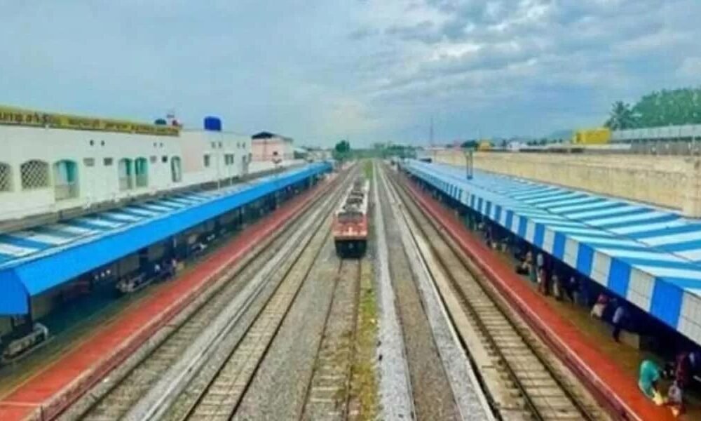 Railway infrastructure and station modernization projects in Odisha.
