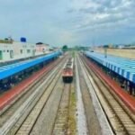 Railway infrastructure and station modernization projects in Odisha.