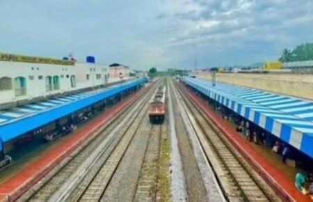 Railway infrastructure and station modernization projects in Odisha.