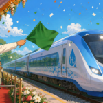 Prime Minister Narendra Modi flags off India's first hydrogen-powered passenger train in Haryana as part of ₹24,800 crore infrastructure projects.