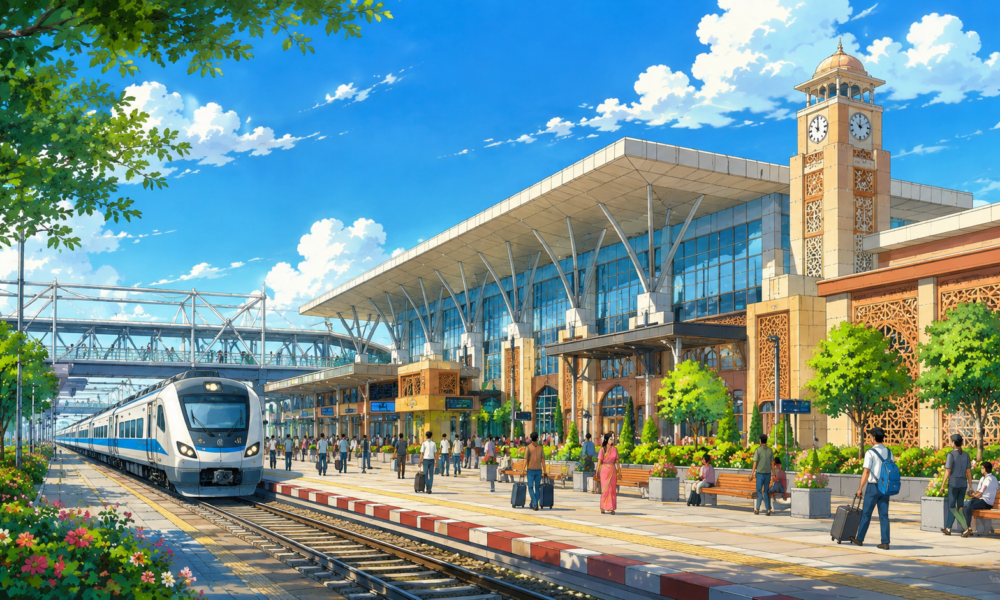 India Modernises 75 Railway Stations Under Amrit Bharat Scheme