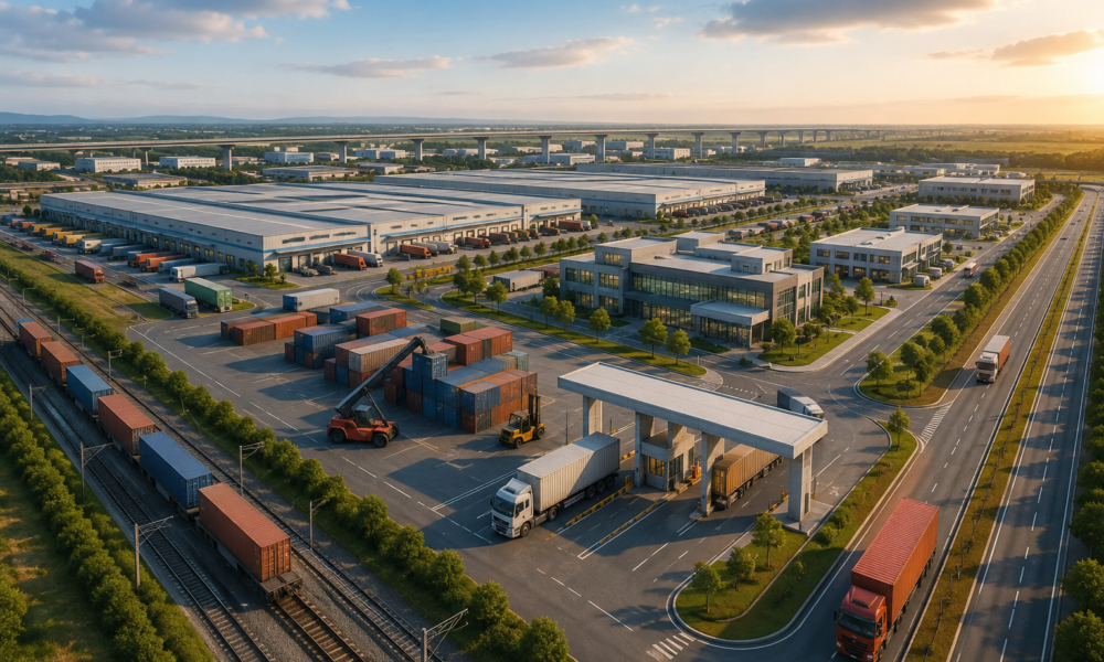 Modern Multi Modal Logistics Park Transforming India's Freight Network