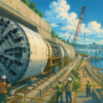 India Begins Construction of First Undersea Bullet Train Tunnel Beneath Thane Creek