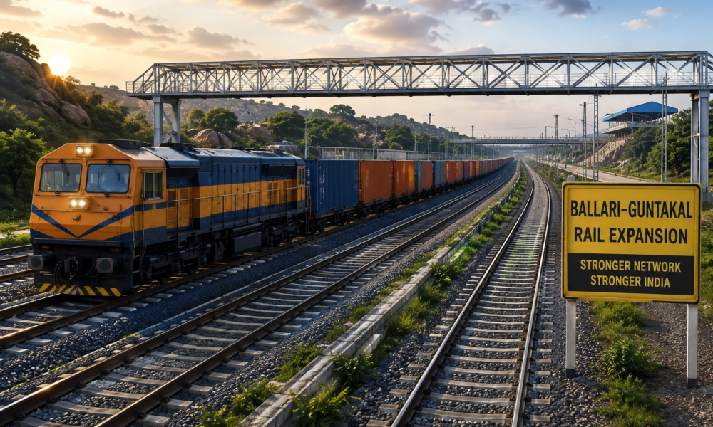 Ballari-Guntakal Rail Expansion Approved to Strengthen India's Freight Network