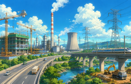 India's Core Infrastructure Output Rises in June 2026