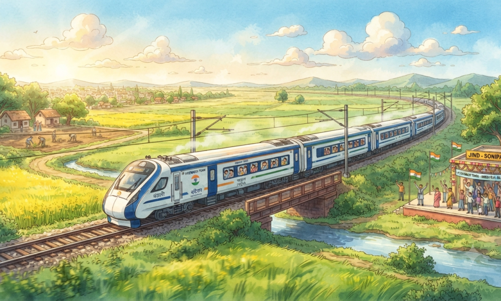 India's First Hydrogen Train to Begin Operations on Jind-Sonipat Route, Marking Green Rail Milestone