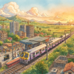 Modern transport infrastructure and urban development transforming Virar into a major growth corridor near Mumbai.