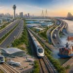 India’s infrastructure corridors connecting highways, railways, airports and industrial hubs