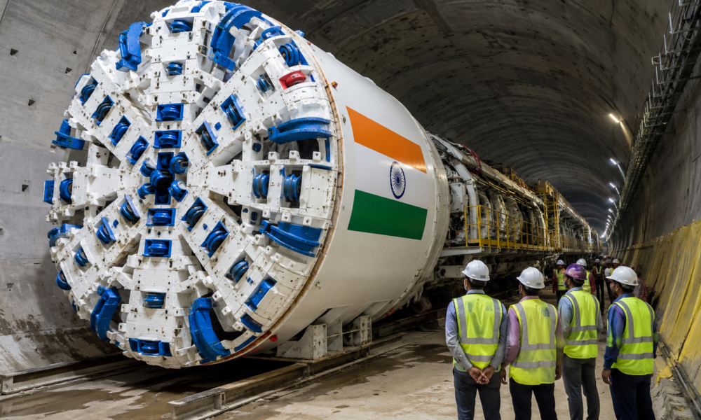India Plans Local Tunnel Boring Machine Manufacturing to Boost Infrastructure