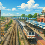 Punjab railway infrastructure expansion with new railway tracks and modern railway station