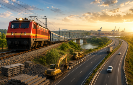Indian railway and highway infrastructure projects approved under the ₹13,041 crore Cabinet package