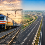 Four-lane highway construction in Bihar representing the NH-22 Muzaffarpur-Sitamarhi-Sonbarsa upgrade