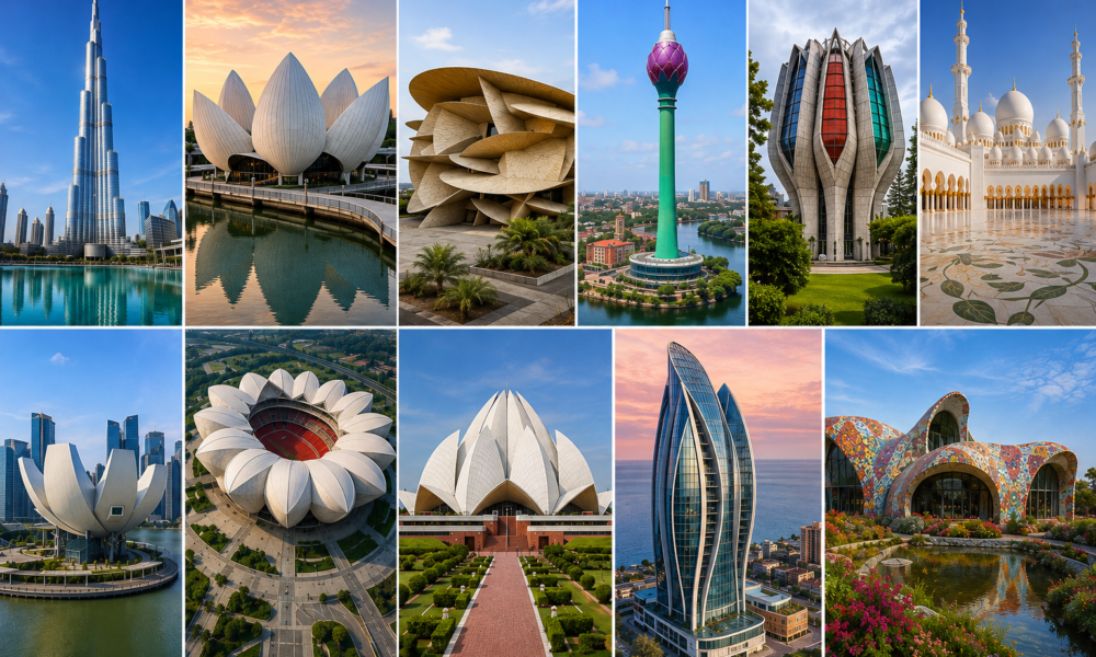 Flower-Inspired Buildings Around the World