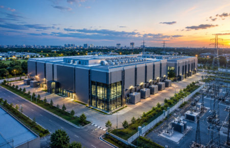 Modern hyperscale data centre campus representing India's growing digital infrastructure investment.