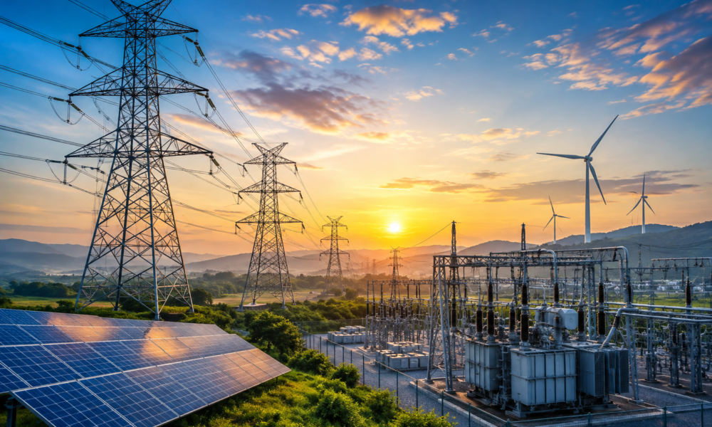 Adani Energy Solutions Maharashtra transmission infrastructure project supporting renewable and storage power