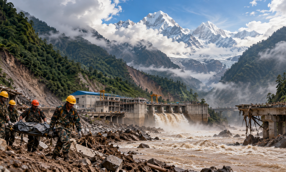 Nepal was hit by severe floods that damaged hydropower projects in several areas.