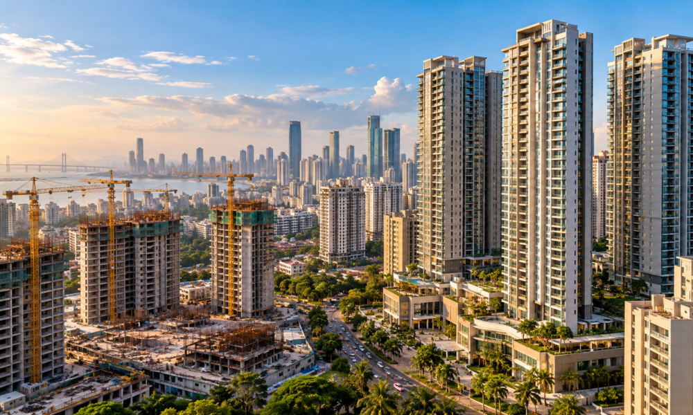India housing market with high-rise residential projects