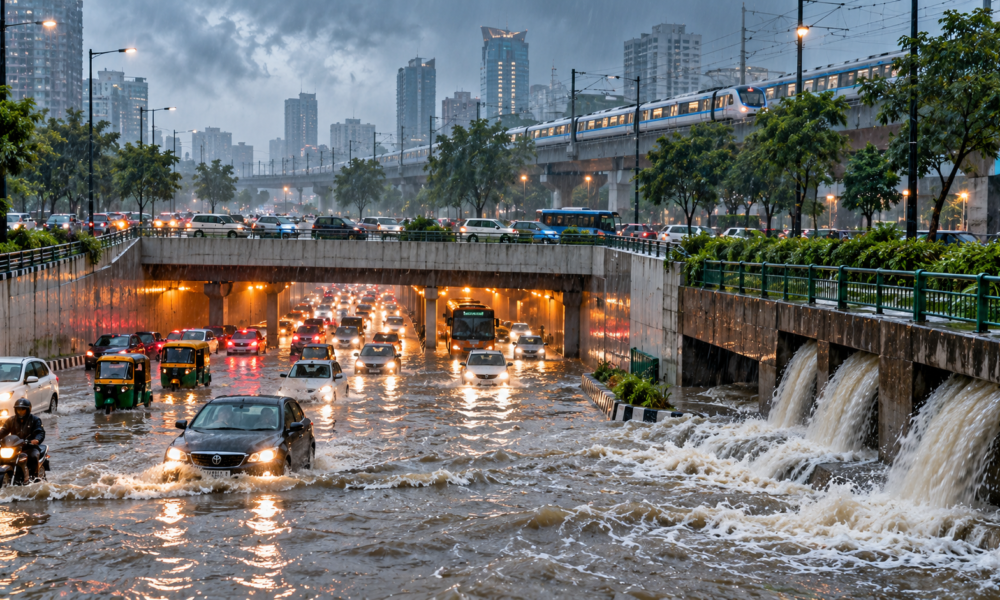 Urban flooding during Monsoon 2026 exposing drainage infrastructure challenges