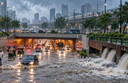 Urban flooding during Monsoon 2026 exposing drainage infrastructure challenges