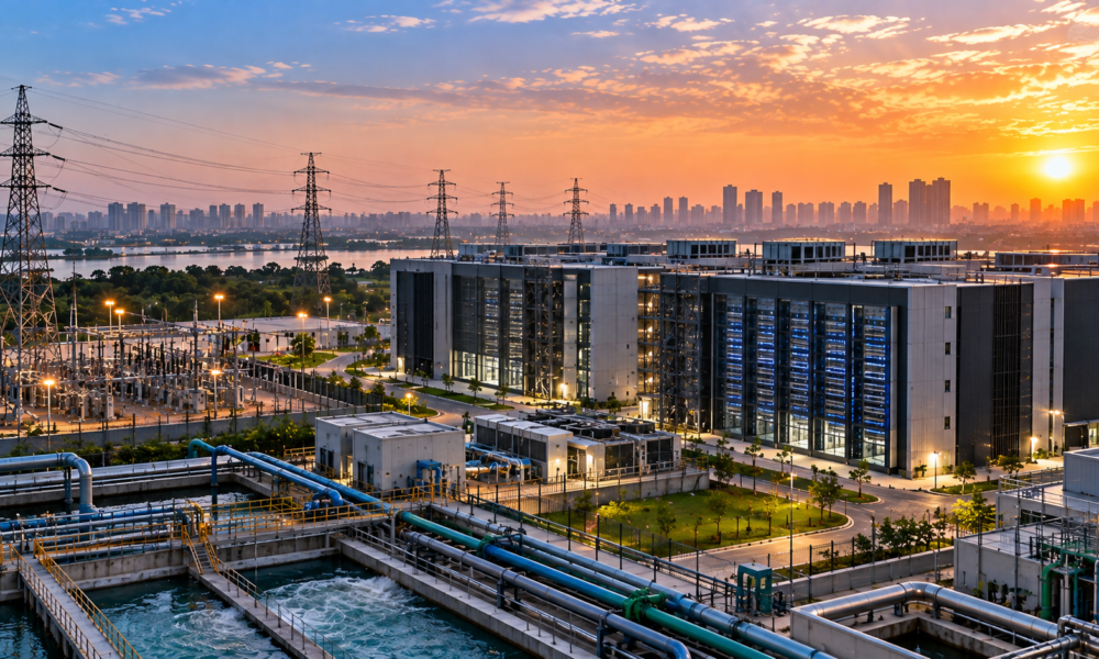 India’s Data Centre Boom Faces a New Challenge: Can Cities Supply Enough Power and Water?