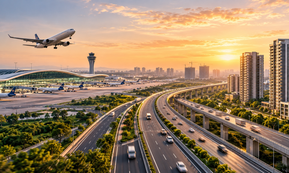 How Airport and Expressway Development Changes Property Prices Around Cities