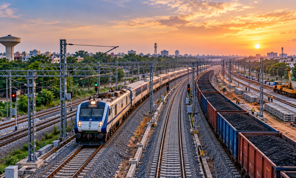 Ghaziabad-New Moradabad railway corridor will get third and fourth lines under a ₹3,726 crore EPC project to increase rail capacity
