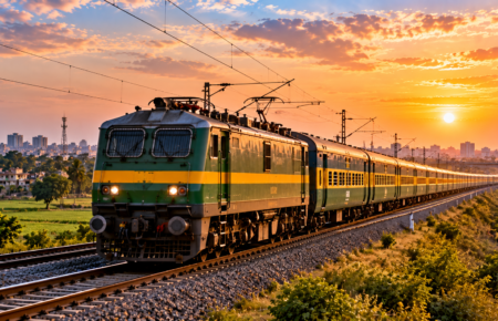 Garib Rath Express low-cost AC train operated by Indian Railways