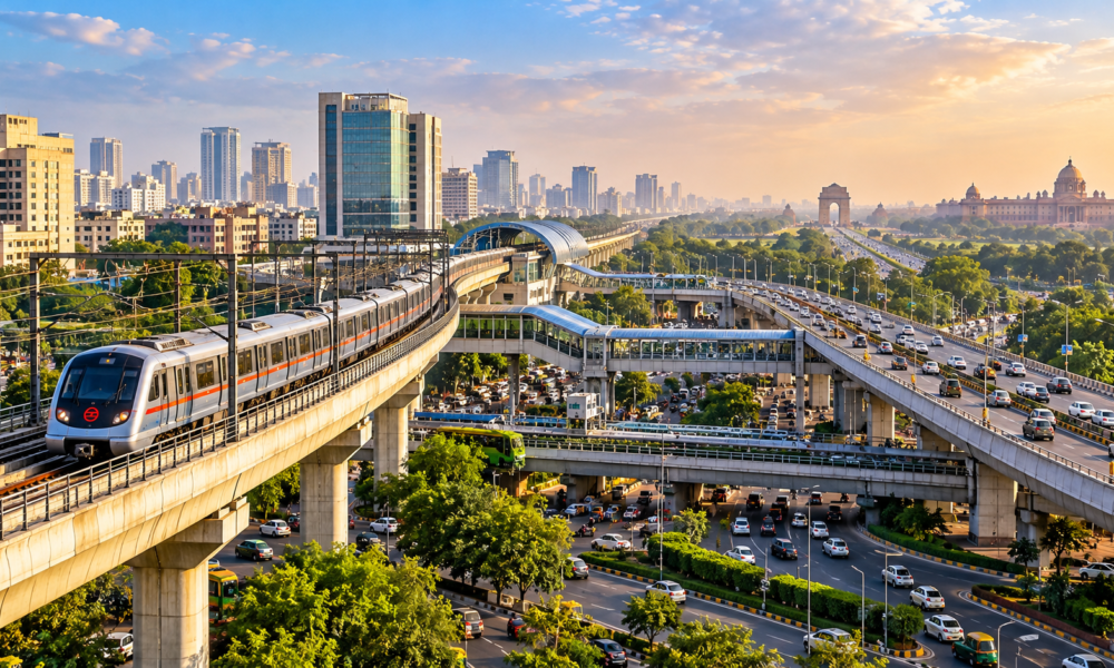 Delhi Urban Infrastructure: Roads, Metro and Rail Projects