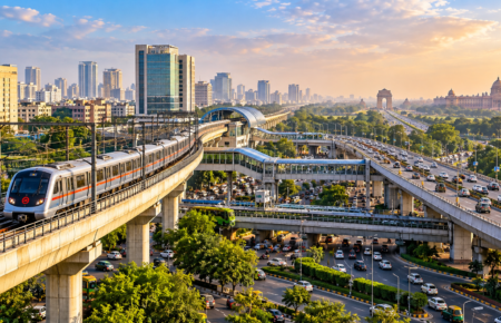 Delhi Urban Infrastructure: Roads, Metro and Rail Projects