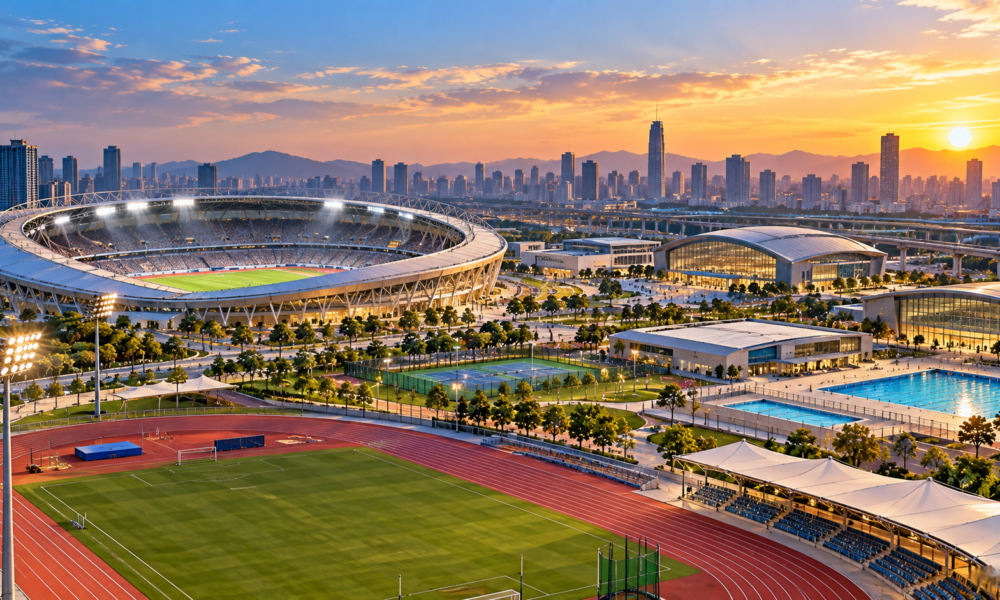 Asian Games 2026 highlights India's growing need for stadiums, training centres, sports technology and supporting infrastructure.