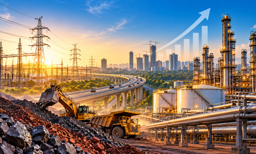 India Infrastructure Output Rises 7.9% in September 2026