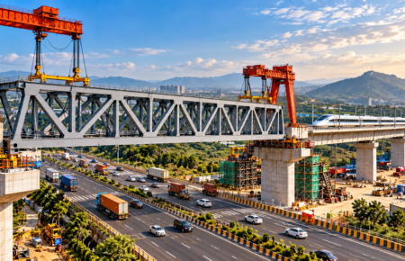 Mumbai–Ahmedabad Bullet Train: First Steel Bridge Launched in Maharashtra