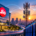 Modern data centre infrastructure representing India's growing digital economy and telecommunications sector.