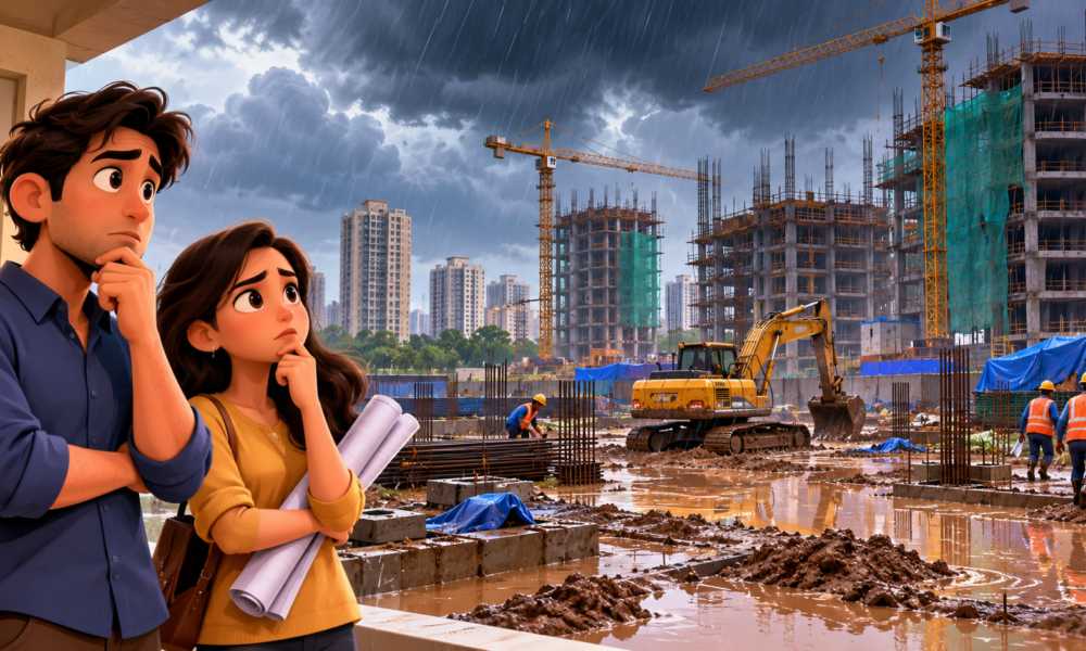 How Monsoon Disruptions Affect Construction Projects and Property Buyers